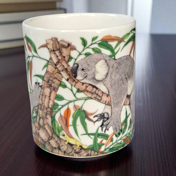 Australian Fine China Wildlife Koala Mug "Stuffed Again" Priscilla Parker Wright - Picture 3 of 6
